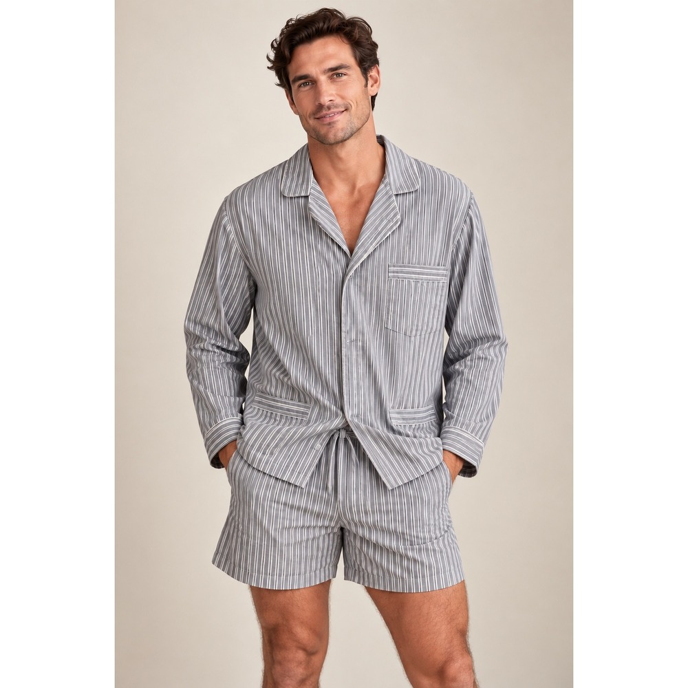 Vintage Christian Dior Le Connaisseur Men's Pajama Set M Striped SONY